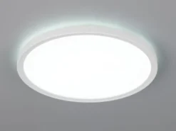 LED Deckenleuchte JOKO ultraflach mit Fernbedienung, dimmbar, Weiß, Ø 29cm