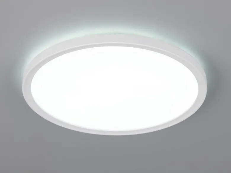 LED Deckenleuchte JOKO ultraflach mit Fernbedienung, dimmbar, Weiß, Ø 29cm
