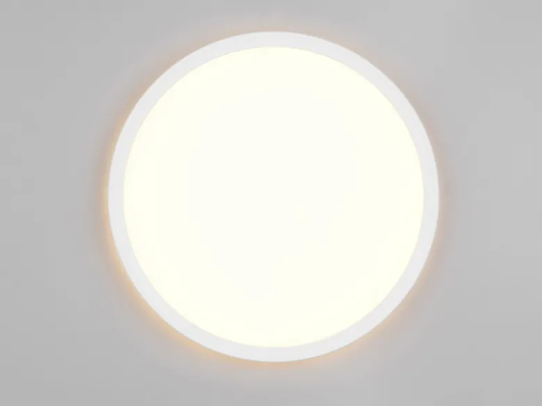 LED Deckenleuchte JOKO ultraflach mit Fernbedienung, dimmbar, Weiß, Ø 29cm