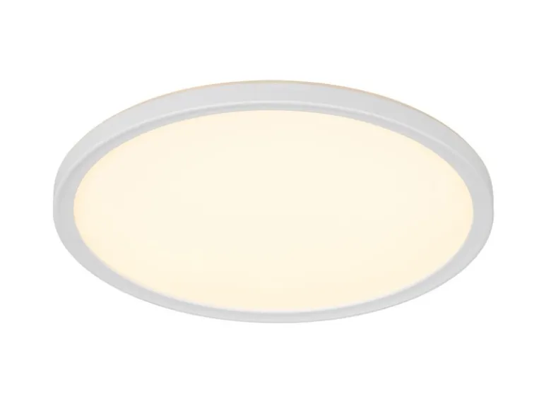 LED Deckenleuchte JOKO ultraflach mit Fernbedienung, dimmbar, Weiß, Ø 29cm