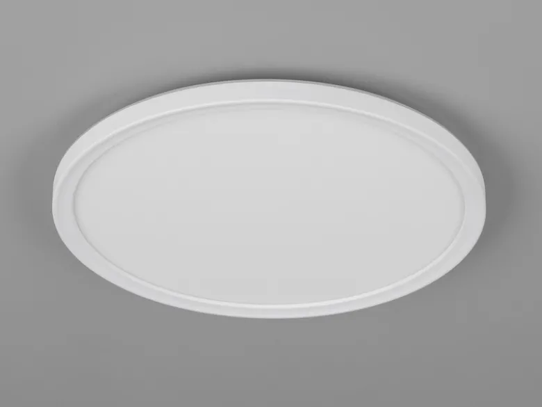 LED Deckenleuchte JOKO ultraflach mit Fernbedienung, dimmbar, Weiß, Ø 29cm
