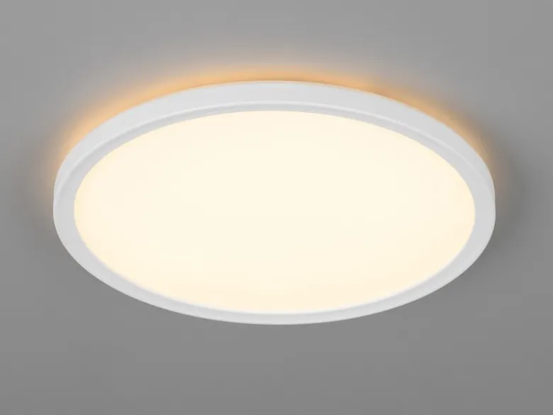 LED Deckenleuchte JOKO ultraflach mit Fernbedienung, dimmbar, Weiß, Ø 29cm
