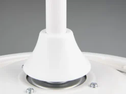 LED Deckenleuchte KERAVA mit Ventilator und Fernbedienung Ø 46cm - max. 106cm