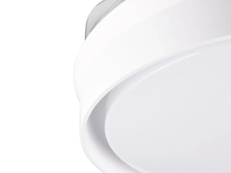 LED Deckenleuchte KERAVA mit Ventilator und Fernbedienung Ø 46cm - max. 106cm