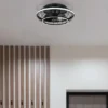 LED Deckenleuchte LEONHARD mit Ventilator & Fernbedienung, dimmbar, Ø 50cm