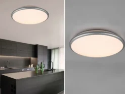 LED Deckenleuchte LIMBUS Titan 3 Stufen Dimmer, Warmweiß, Ø 34cm