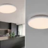 LED Deckenleuchte LIMBUS Weiß 3 Stufen Dimmer, Neutralweiß, Ø 34cm