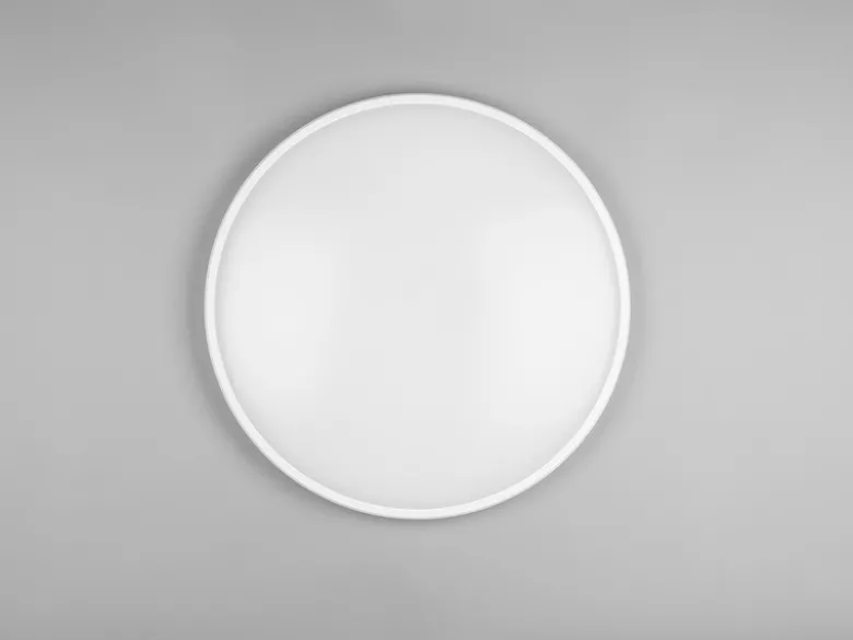 LED Deckenleuchte LIMBUS Weiß mit 3 Stufen Dimmer Neutralweiß, Ø 50cm