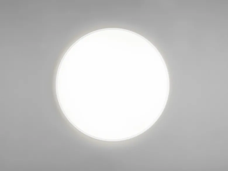 LED Deckenleuchte LIMBUS Weiß mit 3 Stufen Dimmer Neutralweiß, Ø 50cm
