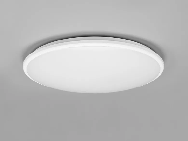 LED Deckenleuchte LIMBUS Weiß mit 3 Stufen Dimmer Neutralweiß, Ø 50cm
