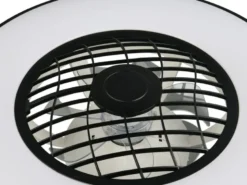 LED Deckenleuchte LINKÖPING Ø 59cm mit Ventilator, Bluetooth & RGB Farbwechsel