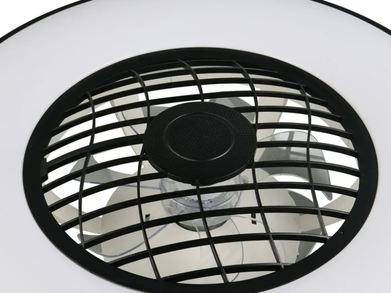 LED Deckenleuchte LINKÖPING Ø 59cm mit Ventilator, Bluetooth & RGB Farbwechsel