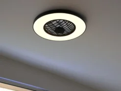 LED Deckenleuchte LINKÖPING Ø 59cm mit Ventilator, Bluetooth & RGB Farbwechsel