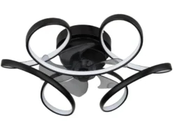 LED Deckenleuchte LORIS mit Ventilator & Fernbedienung, dimmbar, Ø 56cm