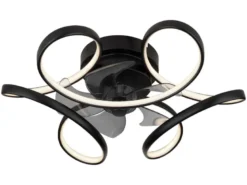 LED Deckenleuchte LORIS mit Ventilator & Fernbedienung, dimmbar, Ø 56cm