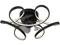 LED Deckenleuchte LORIS mit Ventilator & Fernbedienung, dimmbar, Ø 56cm