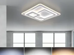 LED Deckenleuchte MITA dimmbar mit Fernbedienung, 9.250 Lumen hell, 51cm
