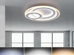 LED Deckenleuchte MITA dimmbar mit Fernbedienung, 9.000 Lumen hell Ø 51cm