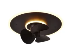 LED Deckenleuchte mit Ventilator NYBRO Fernbedienung Lichtfarbe Wechsel Ø50cm