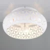 LED Deckenleuchte mit Ventilator & Fernbedienung in Weiß, Ø 50cm