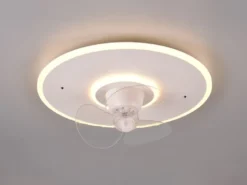 LED Deckenleuchte mit Ventilator NYBRO Fernbedienung Lichtfarbe Wechsel, Ø 50cm