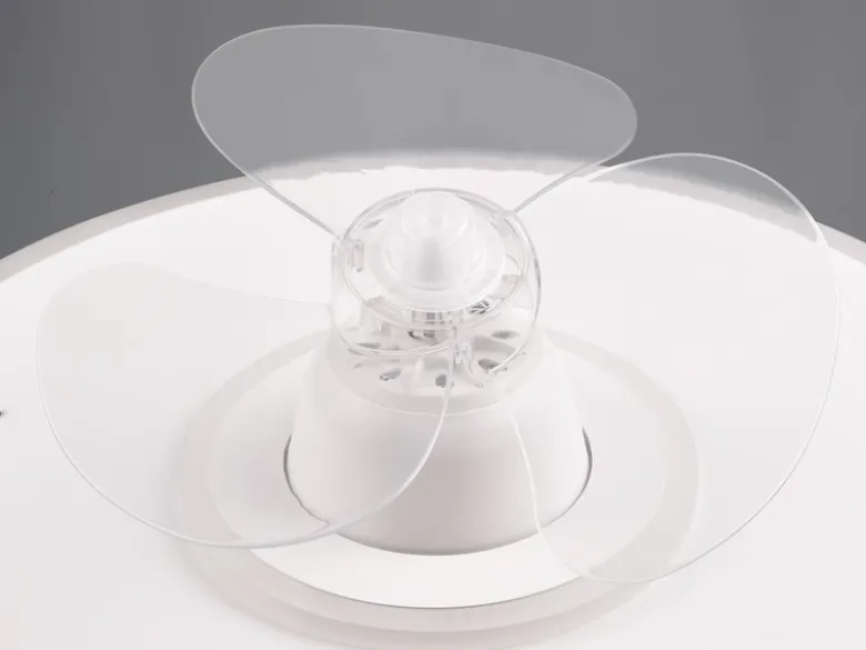 LED Deckenleuchte mit Ventilator NYBRO Fernbedienung Lichtfarbe Wechsel, Ø 50cm