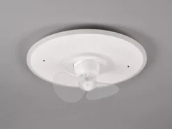 LED Deckenleuchte mit Ventilator NYBRO Fernbedienung Lichtfarbe Wechsel, Ø 50cm