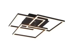 LED Deckenleuchte MOBILE Schwarz dimmbar & Lichtfarbe einstellbar, B: 42cm