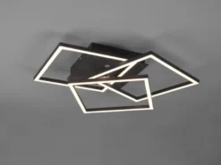 LED Deckenleuchte MOBILE Schwarz dimmbar & Lichtfarbe einstellbar, B: 42cm