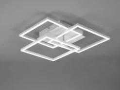 LED Deckenleuchte MOBILE Weiß dimmbar Nachtlicht Lichtfarbe einstellbar, B: 42cm
