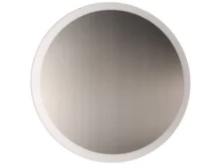 LED Deckenleuchte MOON für Wand & Decke, Design Spiegeloptik Silber Ø50cm