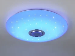 LED Deckenleuchte MUSICA mit Lautsprecher Farbwechsel & Fernbedienung, Ø 58cm