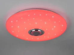LED Deckenleuchte MUSICA mit Lautsprecher Farbwechsel & Fernbedienung, Ø 58cm