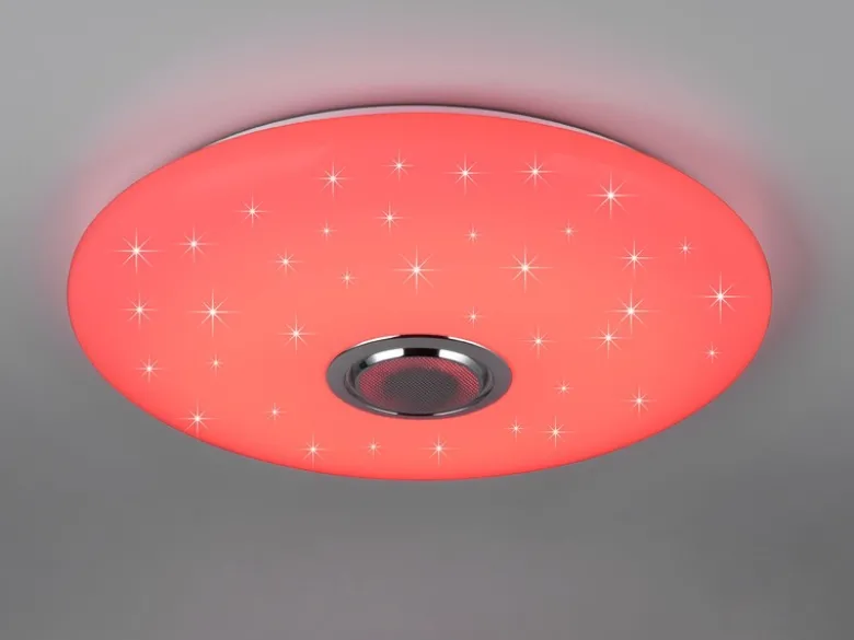 LED Deckenleuchte MUSICA mit Lautsprecher Farbwechsel & Fernbedienung, Ø 58cm
