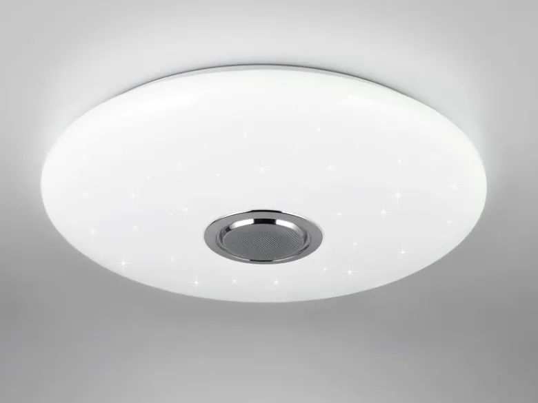 LED Deckenleuchte MUSICA mit Lautsprecher Farbwechsel & Fernbedienung, Ø 58cm