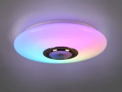 LED Deckenleuchte MUSICA mit Lautsprecher Farbwechsel & Fernbedienung, Ø 41cm