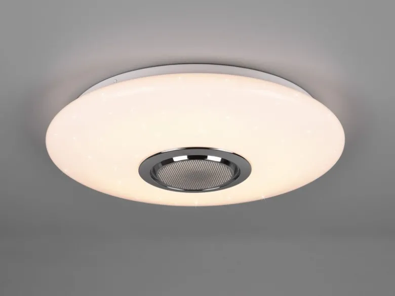 LED Deckenleuchte MUSICA mit Lautsprecher Farbwechsel & Fernbedienung, Ø 41cm
