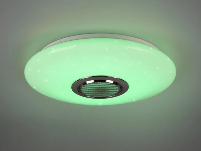LED Deckenleuchte MUSICA mit Lautsprecher Farbwechsel & Fernbedienung, Ø 41cm
