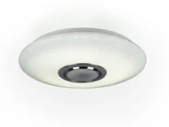 LED Deckenleuchte MUSICA mit Lautsprecher Farbwechsel & Fernbedienung, Ø 41cm