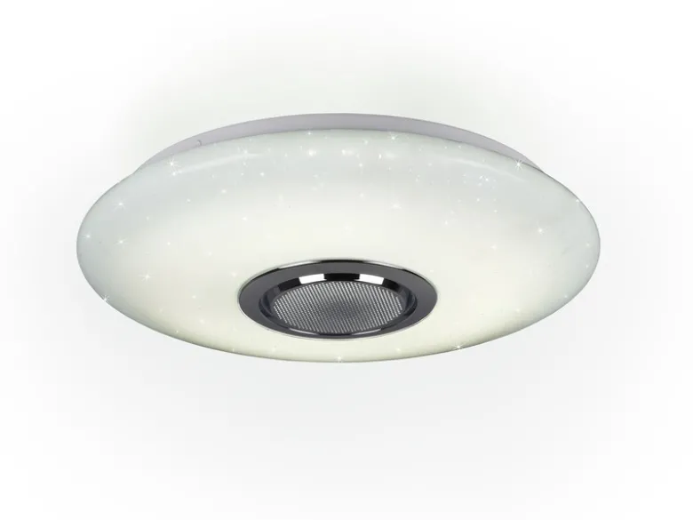 LED Deckenleuchte MUSICA mit Lautsprecher Farbwechsel & Fernbedienung, Ø 41cm
