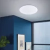 LED Deckenleuchten 2er SET flach, dimmbar über Lichtschalter, Ø 39,5cm