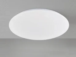 LED Deckenleuchten 2er SET flach, dimmbar über Lichtschalter, Ø 39,5cm