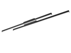 LED Deckenleuchte ODIO flach in Schwarz, Breite 110cm