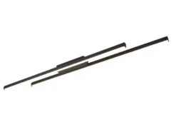 LED Deckenleuchte ODIO flach in Schwarz, Breite 110cm