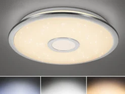 LED Deckenleuchte OSAKA dimmbar mit Fernbedienung & 3 Lichtfarben, Ø 42cm