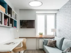 LED Deckenleuchte PHOENIX extrem flach & rund, dimmbar, Ø 45cm