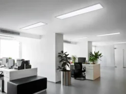 LED Deckenleuchte PHOENIX extrem flach & lang, dimmbar, Breite 120cm