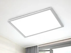LED Deckenleuchte PHOENIX extrem flach dimmbar, Quadrat 45cm