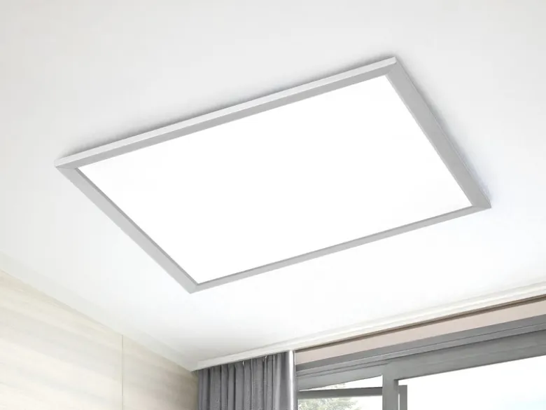 LED Deckenleuchte PHOENIX extrem flach dimmbar, Quadrat 45cm