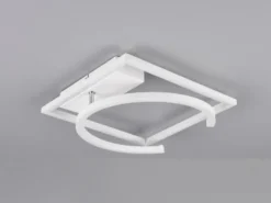 LED Deckenleuchte PIVOT Weiß - dimmbar, Breite 42cm